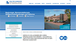 Desktop Screenshot of dialyse-hannover.de
